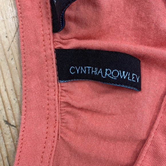 Cynthia Rowley Sleeveless Top Ladies size M Coral Color - Picture 2 of 7